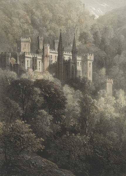 Paul Lauters, 1850: 'Stolzenfels' (Chromolithographie).